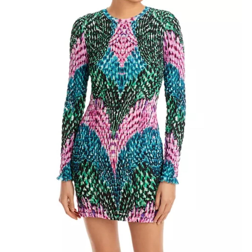 AFRM Multicolor Long Sleeve Dress